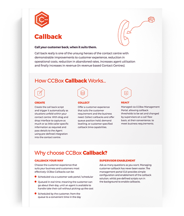 CCBox-Callback